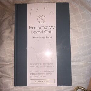 Honoring My Loved One Remembrance Journal